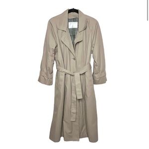 Vintage London Fog Belted Trench Coat Petite